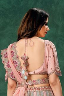 Picture of Royal Multi and Pink Designer Wedding Lehenga Choli for Engagement, Wedding, Reception, Sangeet, and Parties