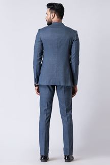 Picture of Delightful Light Blue Designer Jodhpuri Suit for Engagement, Reception, Wedding, Sangeet, and Parties