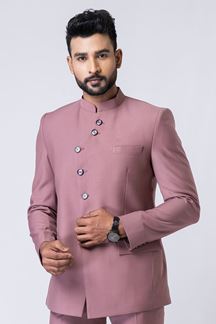 Picture of Enticing Mauve Designer Jodhpuri Suit for Engagement, Reception, Wedding, Sangeet, and Parties