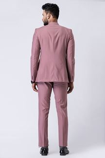 Picture of Enticing Mauve Designer Jodhpuri Suit for Engagement, Reception, Wedding, Sangeet, and Parties