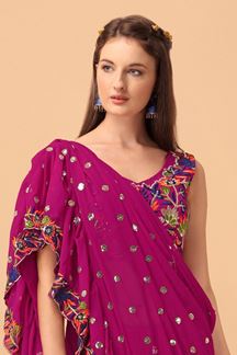 Picture of  Marvelous Georgette Designer Saree for Engagement, Sangeet, and Parties