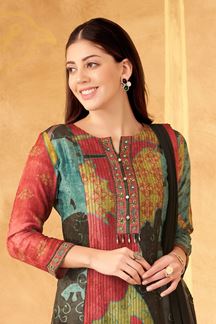 Picture of Bollywood Designer Straight Cut Suit for Festivals, Sangeet, and Parties