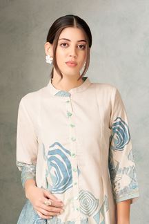 Picture of Outstanding Cream Designer Co-Ord Set for Hangouts and Parties