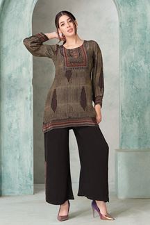 Picture of Trendy Black Designer Co-Ord Set for Hangouts, Sangeet, and Parties