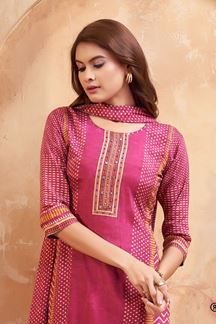 Picture of Astounding Wine Designer Straight Cut Suit for Festivals, Sangeet, and Parties