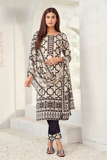 Picture of Artistic Cream Designer Straight Cut Suit for Hangouts, Sangeet, and Parties