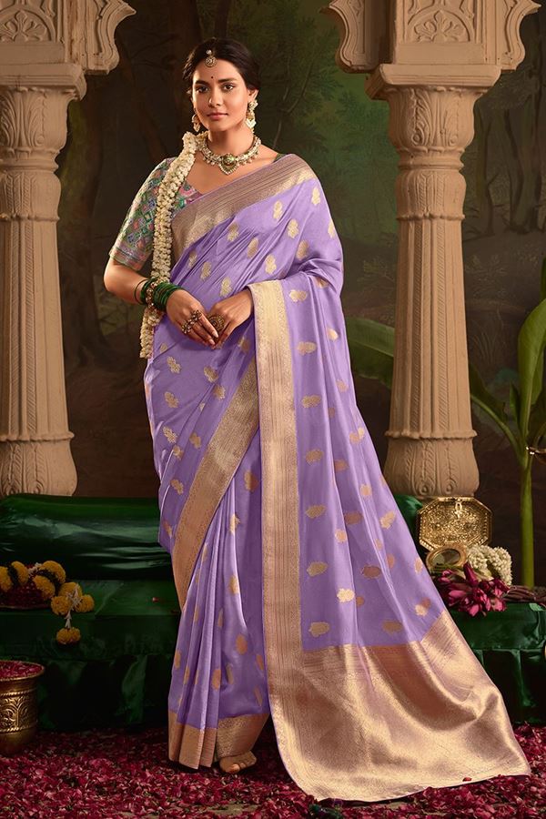 Picture of  Surreal Pure Crepe Dola Silk Designer Saree for Engagement, Reception, and Parties