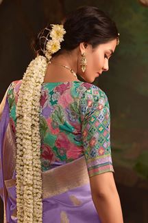 Picture of  Surreal Pure Crepe Dola Silk Designer Saree for Engagement, Reception, and Parties
