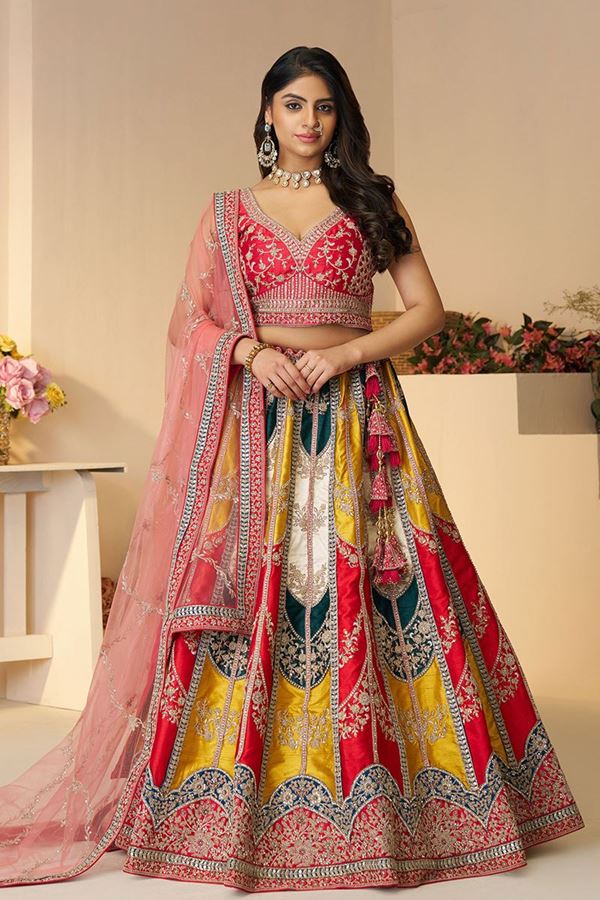 Picture of Appealing Designer Indo-Western Lehenga Choli for Wedding, Reception, and Pre-Wedding Shoot