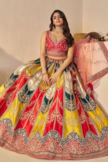 Picture of Appealing Designer Indo-Western Lehenga Choli for Wedding, Reception, and Pre-Wedding Shoot