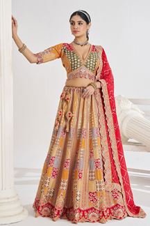 Picture of Divine Designer Bridal Lehenga Choli for Wedding, Reception, and Pre-Wedding Shoot