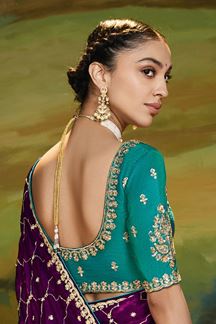 Picture of Astounding Organza Designer Saree for Reception, Sangeet, and Parties