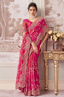 Picture of  Royal Silk Designer Saree for Wedding, Reception, and Engagement