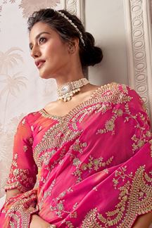 Picture of  Royal Silk Designer Saree for Wedding, Reception, and Engagement