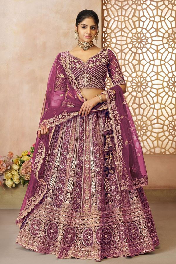 Picture of Captivating Designer Bridal Lehenga Choli for Wedding and Reception