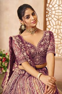 Picture of Captivating Designer Bridal Lehenga Choli for Wedding and Reception