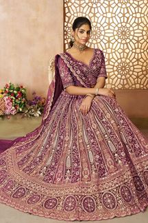 Picture of Captivating Designer Bridal Lehenga Choli for Wedding and Reception