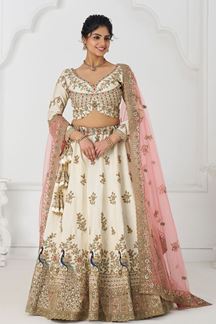 Picture of Smashing Designer Bridal Lehenga Choli for Engagement, Reception, and Sangeet