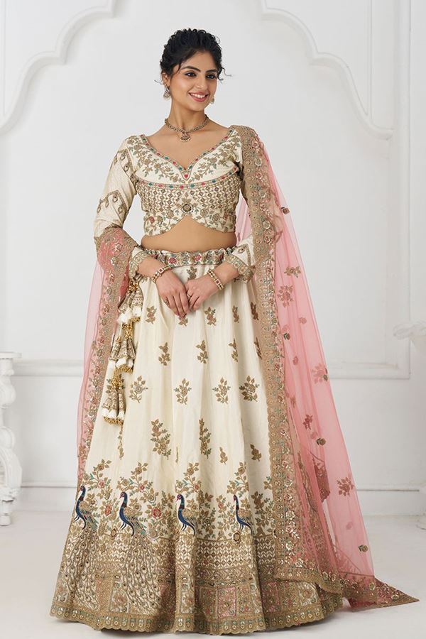 Picture of Smashing Designer Bridal Lehenga Choli for Engagement, Reception, and Sangeet