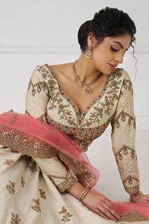 Picture of Smashing Designer Bridal Lehenga Choli for Engagement, Reception, and Sangeet