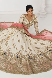 Picture of Smashing Designer Bridal Lehenga Choli for Engagement, Reception, and Sangeet
