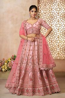Picture of Outstanding Designer Bridal Lehenga Choli for Engagement, Wedding, and Reception