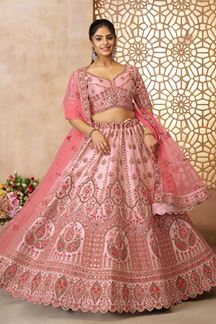 Picture of Outstanding Designer Bridal Lehenga Choli for Engagement, Wedding, and Reception