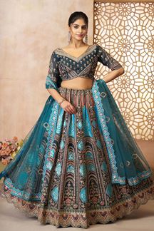 Picture of Dazzling Designer Bridal Lehenga Choli for Wedding, Reception, and Pre-Wedding Shoot