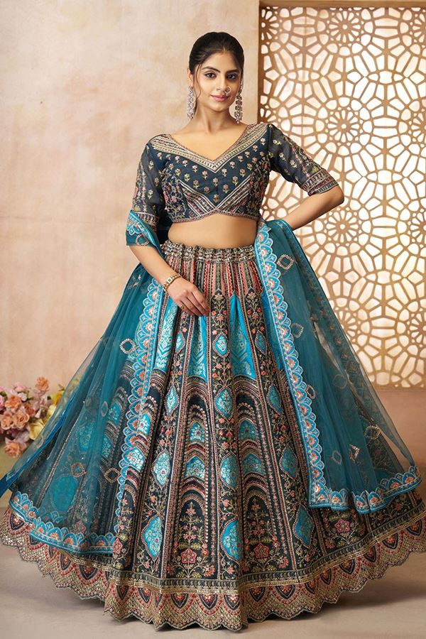 Picture of Dazzling Designer Bridal Lehenga Choli for Wedding, Reception, and Pre-Wedding Shoot