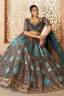 Picture of Dazzling Designer Bridal Lehenga Choli for Wedding, Reception, and Pre-Wedding Shoot