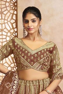 Picture of Striking Designer Bridal Lehenga Choli for Wedding, Reception, and Pre-Wedding Shoot