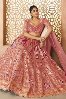 Picture of Flamboyant Designer Bridal Lehenga Choli for Wedding, Reception, and Pre-Wedding Shoot