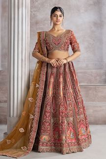 Picture of Pretty Designer Bridal Lehenga Choli for Wedding, Reception, and Pre-Wedding Shoot