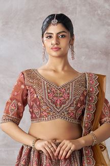 Picture of Pretty Designer Bridal Lehenga Choli for Wedding, Reception, and Pre-Wedding Shoot