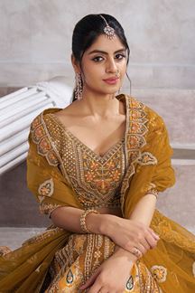 Picture of Royal Designer Bridal Lehenga Choli for Haldi, Wedding, and Reception