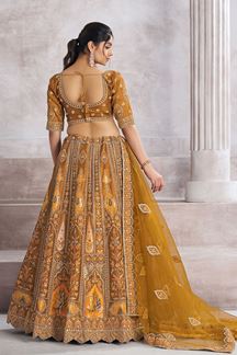 Picture of Royal Designer Bridal Lehenga Choli for Haldi, Wedding, and Reception