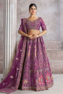 Picture of Aesthetic Designer Bridal Lehenga Choli for Wedding, Reception, and Pre-Wedding Shoot