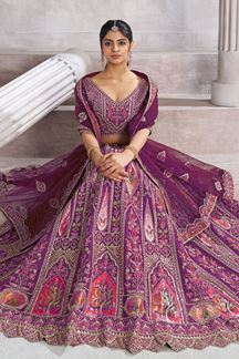 Picture of Aesthetic Designer Bridal Lehenga Choli for Wedding, Reception, and Pre-Wedding Shoot