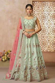 Picture of Irresistible Designer Bridal Lehenga Choli for Engagement, Reception, and Mehendi