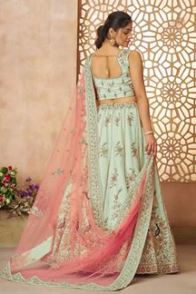 Picture of Irresistible Designer Bridal Lehenga Choli for Engagement, Reception, and Mehendi