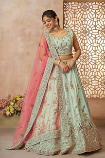 Picture of Irresistible Designer Bridal Lehenga Choli for Engagement, Reception, and Mehendi