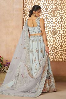 Picture of Delightful Designer Bridal Lehenga Choli for Engagement, Reception, and Sangeet