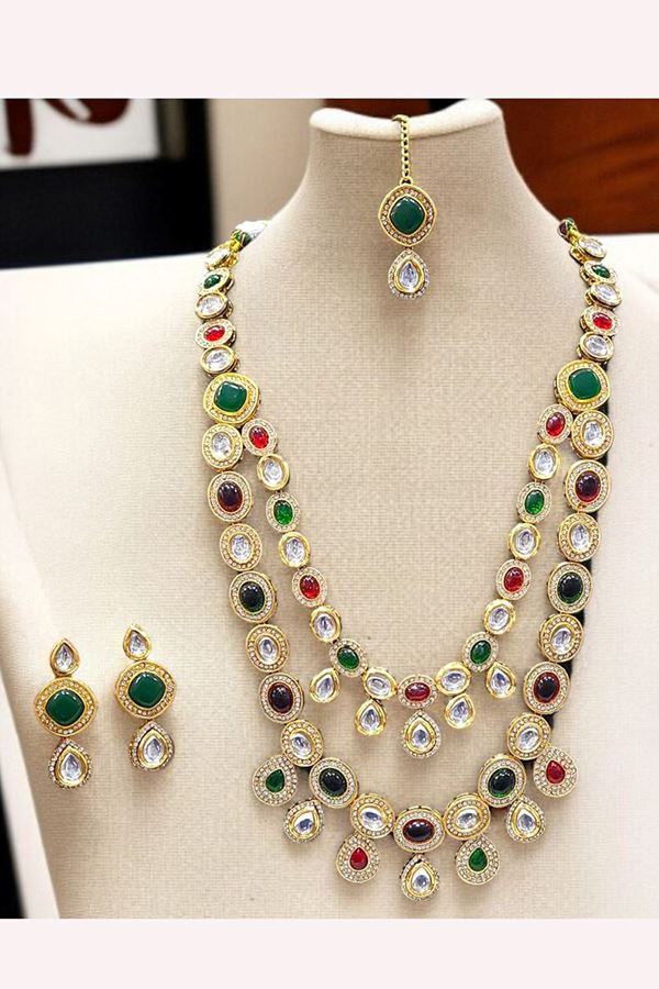 Picture of  Lovely Designer Necklace Set for Wedding, Reception, and Sangeet
