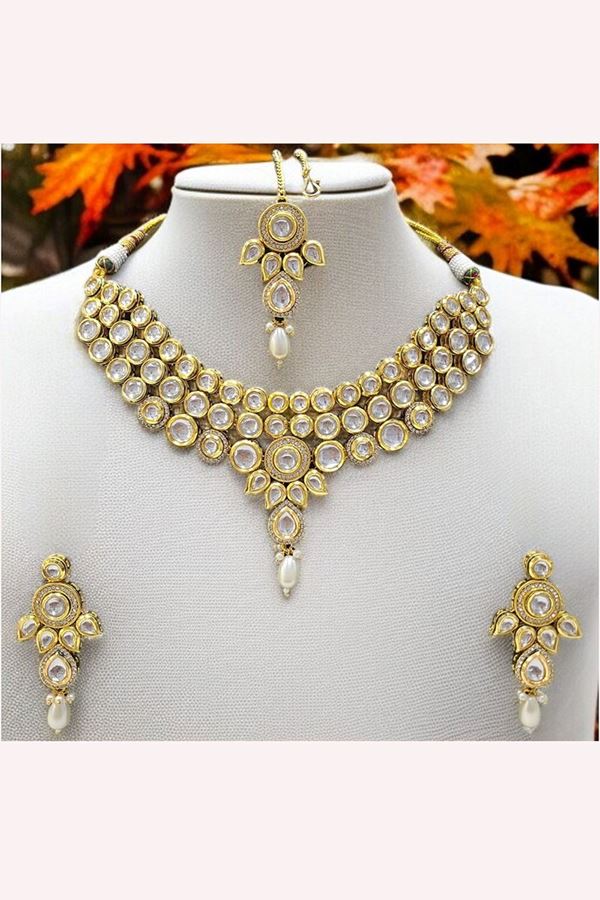 Picture of  Gorgeous Designer Necklace Set for Engagement, Reception, and Sangeet