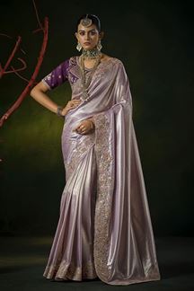 Picture of  Breathtaking Silk Designer Saree for Wedding and Reception