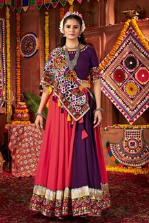 Picture of  Fascinating Designer Navratri Lehenga Choli for Garba Dance and Festival Celebrations