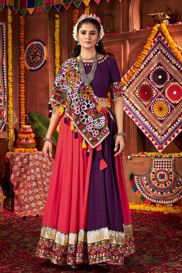 Picture of  Fascinating Designer Navratri Lehenga Choli for Garba Dance and Festival Celebrations