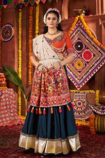 Picture of  Charming Designer Navratri Lehenga Choli for Garba Dance and Festival Celebrations