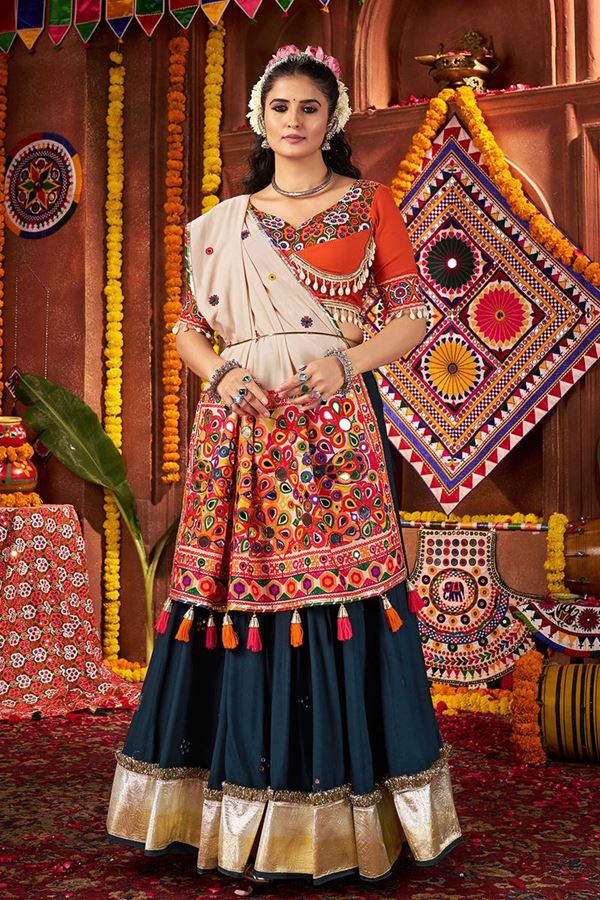 Picture of  Charming Designer Navratri Lehenga Choli for Garba Dance and Festival Celebrations