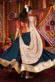 Picture of  Charming Designer Navratri Lehenga Choli for Garba Dance and Festival Celebrations